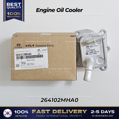 Genuine Engine Oil Cooler 264102MHA0 for Hyundai Tucson Kia Sorento