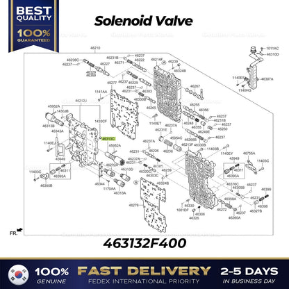 Genuine Solenoid Valve 463132F400 for Hyundai Elantra GT Tucson Kia Forte