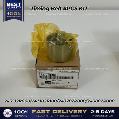 Genuine Timing Belt 4PCS KIT for Hyundai Genesis G80 Tucson Kia Sportage