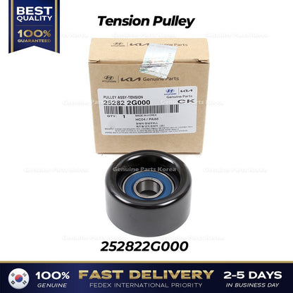 Genuine Tension Pulley 252822G000 for Hyundai Santa Fe Kia Forte