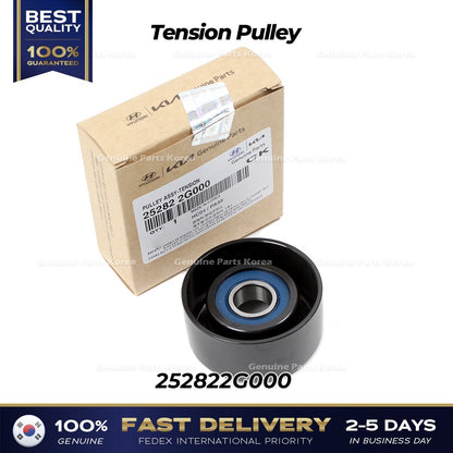 Genuine Tension Pulley 252822G000 for Hyundai Santa Fe Kia Forte