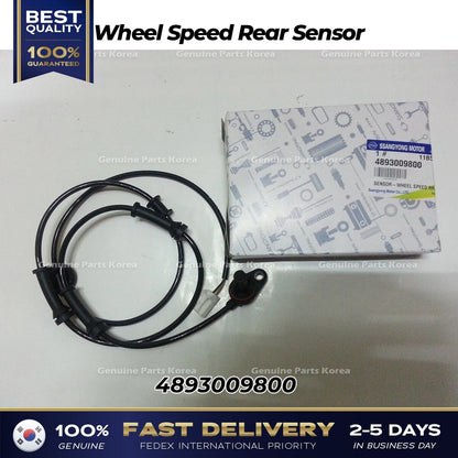 Genuine Wheel Speed Rear Sensor 4893009800 for Ssangyong Korando Sports