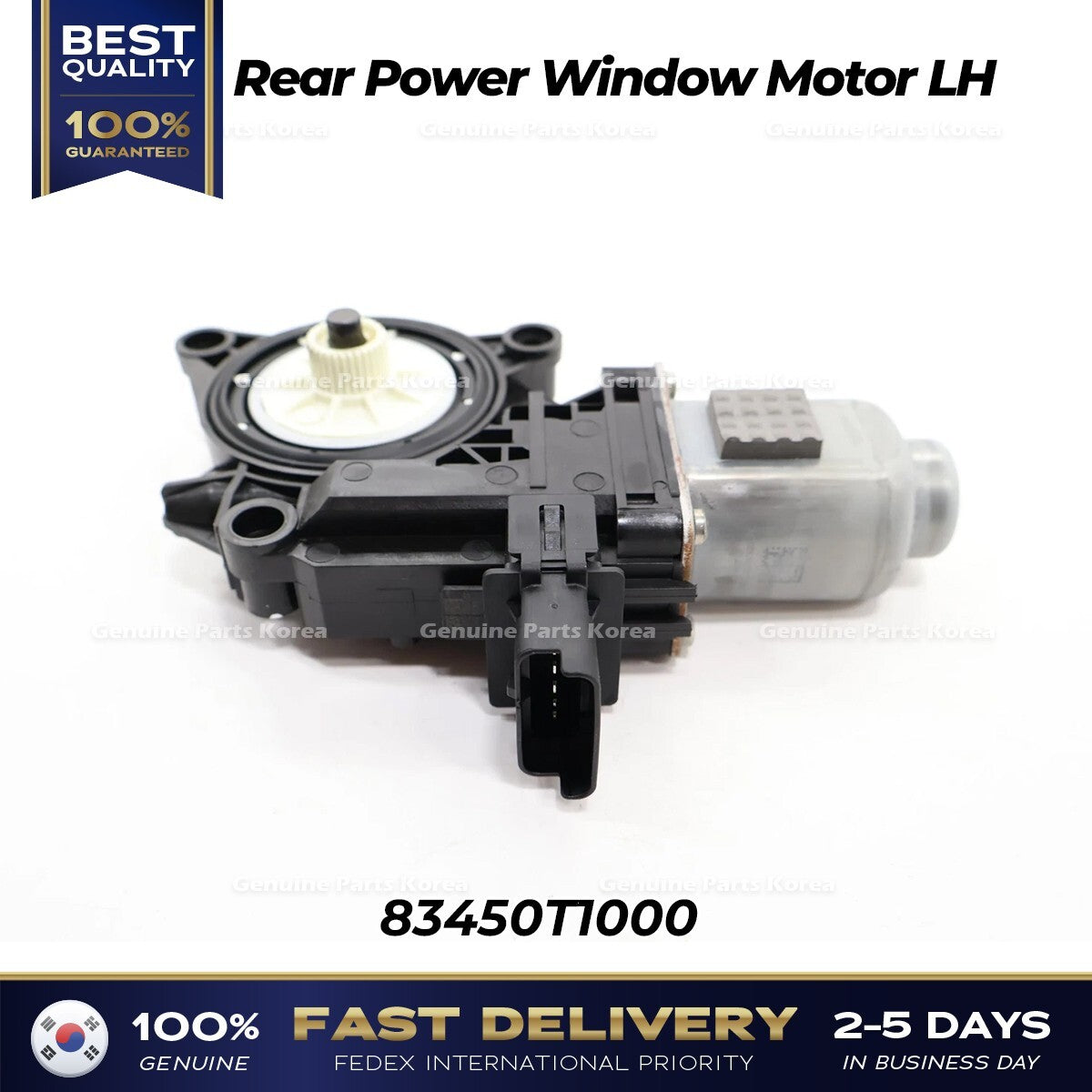 Genuine Rear Power Window Motor LH 83450T1000 for Hyundai Genesis G80