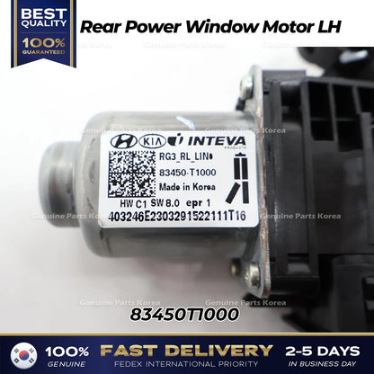 Genuine Rear Power Window Motor LH 83450T1000 for Hyundai Genesis G80