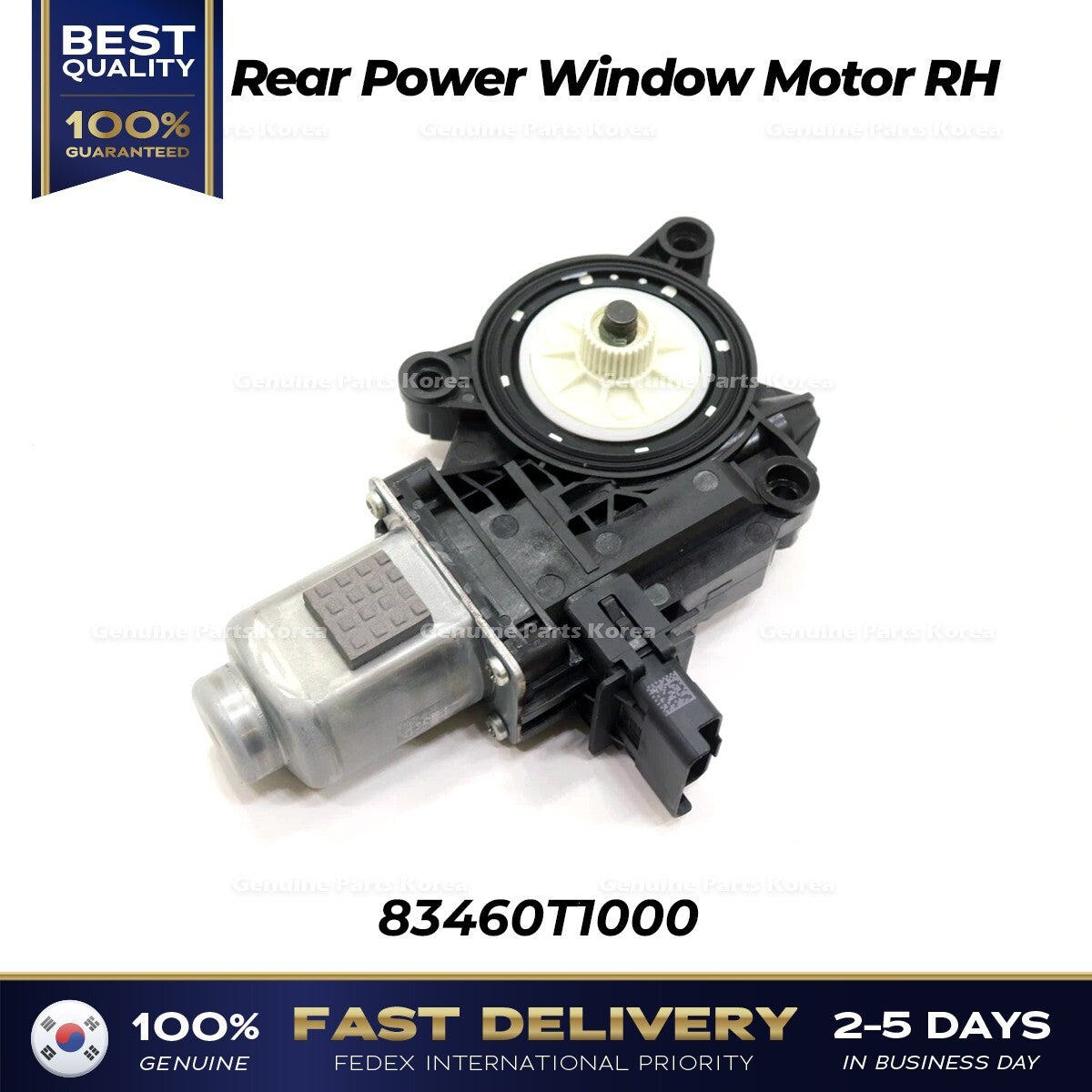 Genuine Rear Power Window Motor RH 83460T1000 for Hyundai Genesis G80