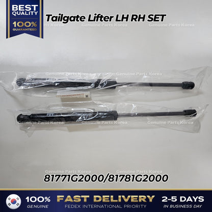 Genuine Tailgate Lifter LH RH SET 81771G2000 81781G2000 for Hyundai Ioniq