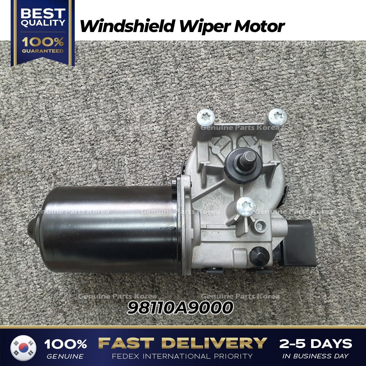Genuine Windshield Wiper Motor 98110A9000 for Kia Sedona