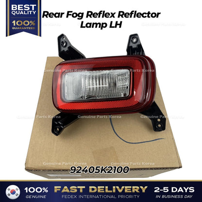 Genuine Rear Fog Reflex Reflector Lamp LH 92405K2100 for Hyundai Venue