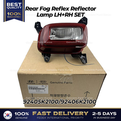 Genuine Rear Fog Reflex Reflector Lamp LH+RH SET for Hyundai Venue