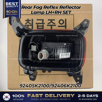 Genuine Rear Fog Reflex Reflector Lamp LH+RH SET for Hyundai Venue