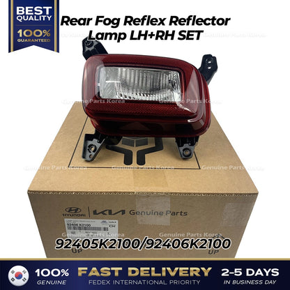 Genuine Rear Fog Reflex Reflector Lamp LH+RH SET for Hyundai Venue