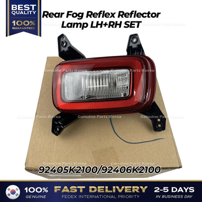 Genuine Rear Fog Reflex Reflector Lamp LH+RH SET for Hyundai Venue