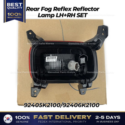 Genuine Rear Fog Reflex Reflector Lamp LH+RH SET for Hyundai Venue