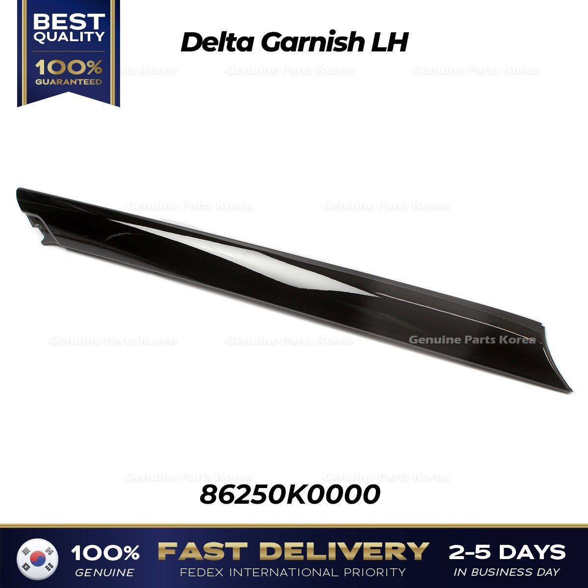 Genuine Delta Garnish LH 86250K0000 for Kia Soul