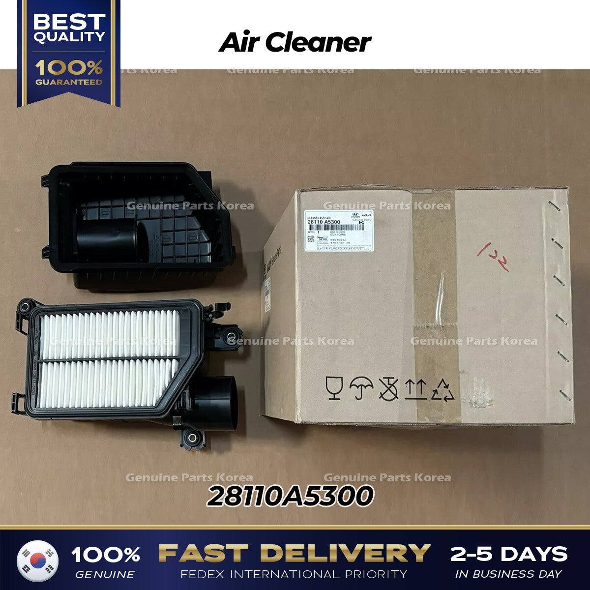 Genuine Air Cleaner 28110A5300 for Hyundai Elantra GT Kia Forte