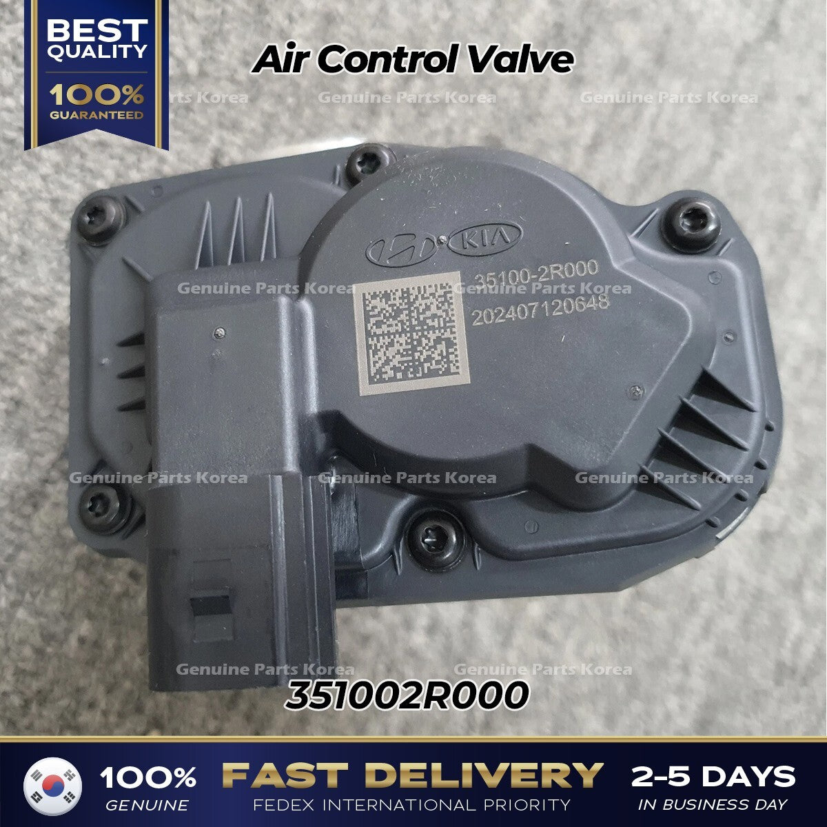 Genuine Air Control Valve 351002R000 for Hyundai Tucson Kia Sorento