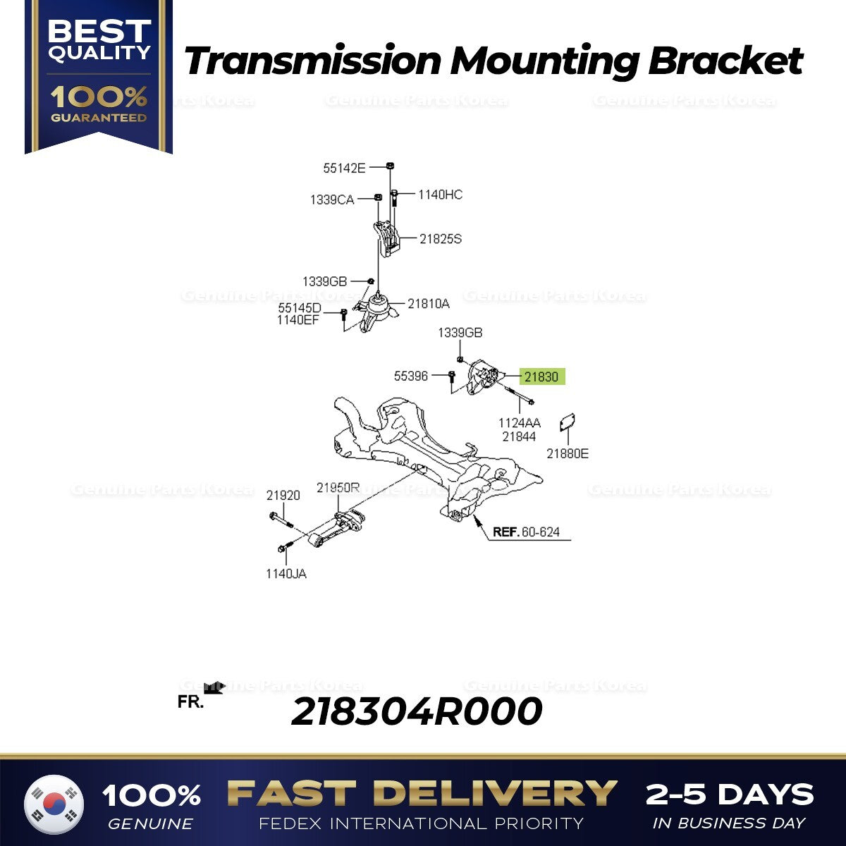 Genuine Transmission Mounting Bracket 218304R000 for Hyundai Sonata Hybrid
