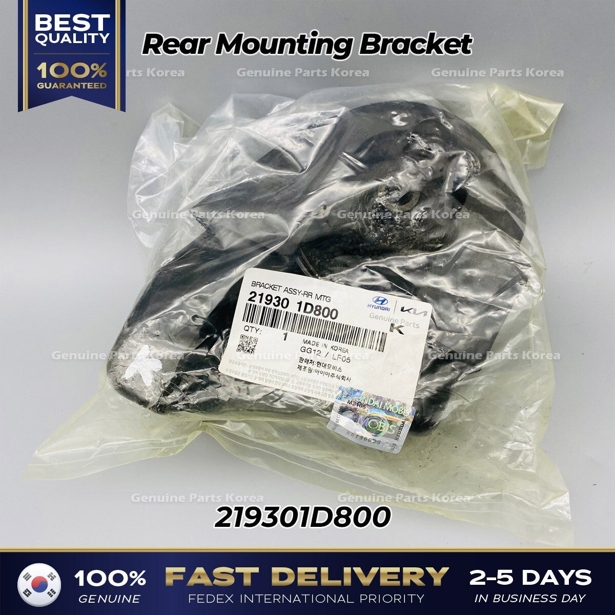 Genuine Rear Mounting Bracket 219301D800 for Kia Carens