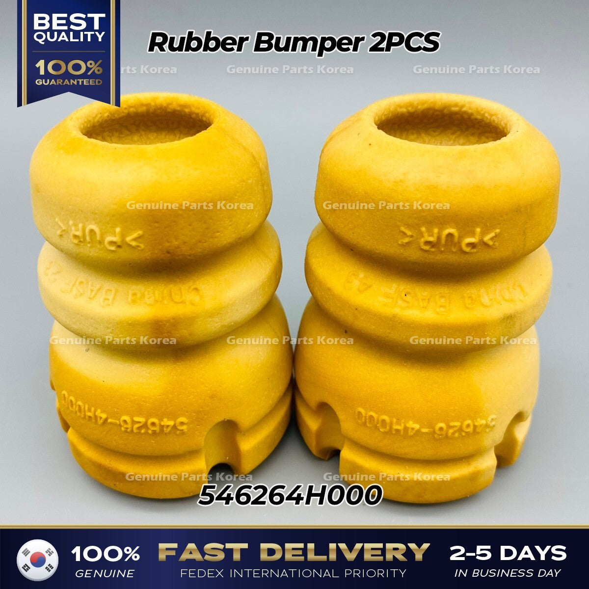 Genuine Rubber Bumper 2PCS 546264H000 for Hyundai H1 Kia Sedona