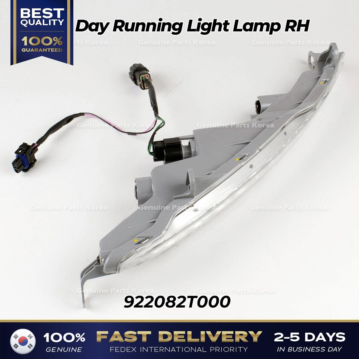 Genuine Day Running Light Lamp RH 922082T000 for Kia Optima