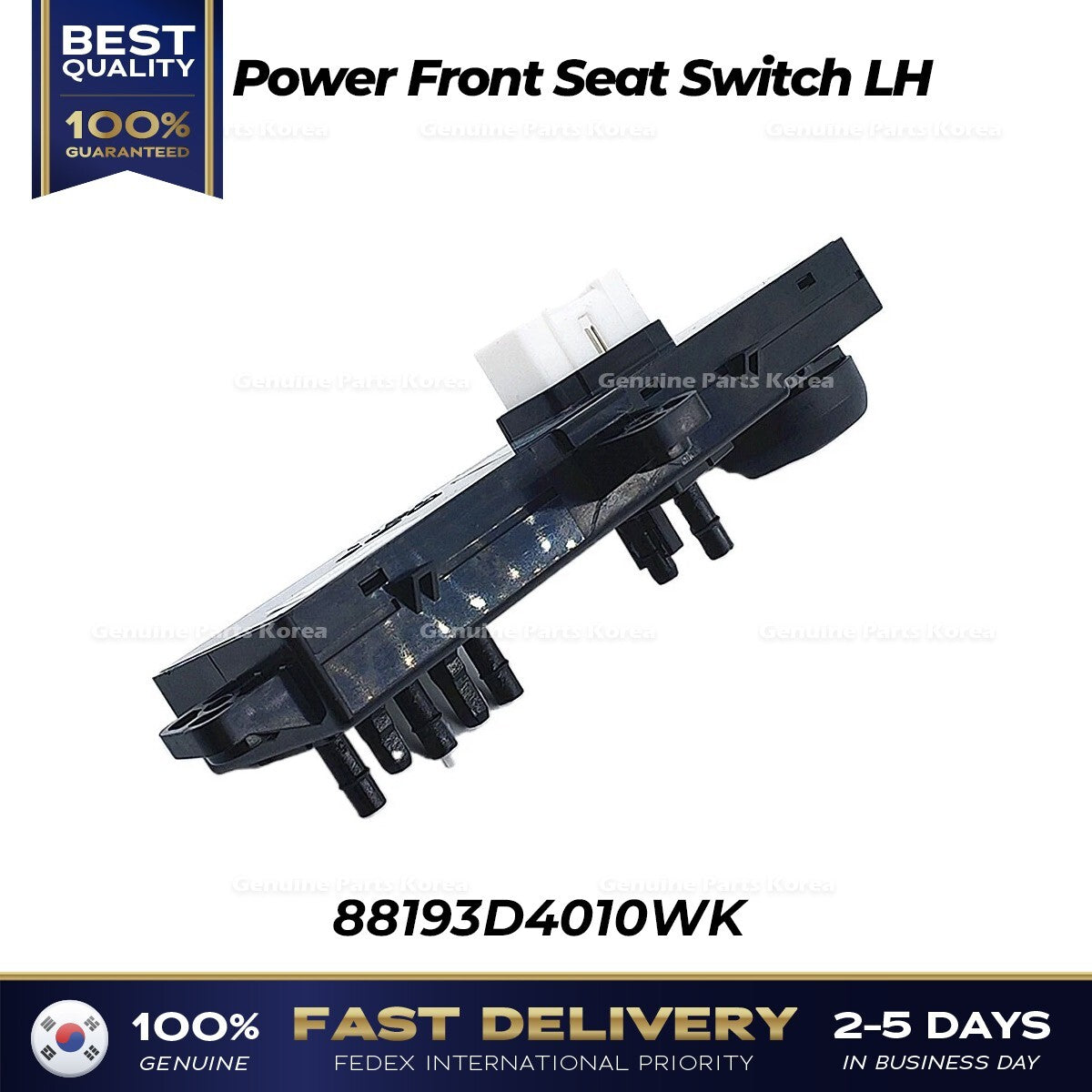 Genuine Power Front Seat Switch LH 88193D4010WK for Kia Cadenza Optima
