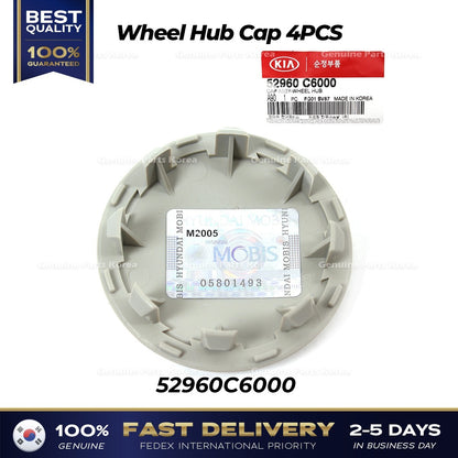 Genuine Wheel Hub Cap 4PCS 52960C6000 for Kia Optima Sedona Sorento