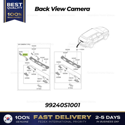Genuine Back View Camera 99240S1001 for Hyundai Santa Fe