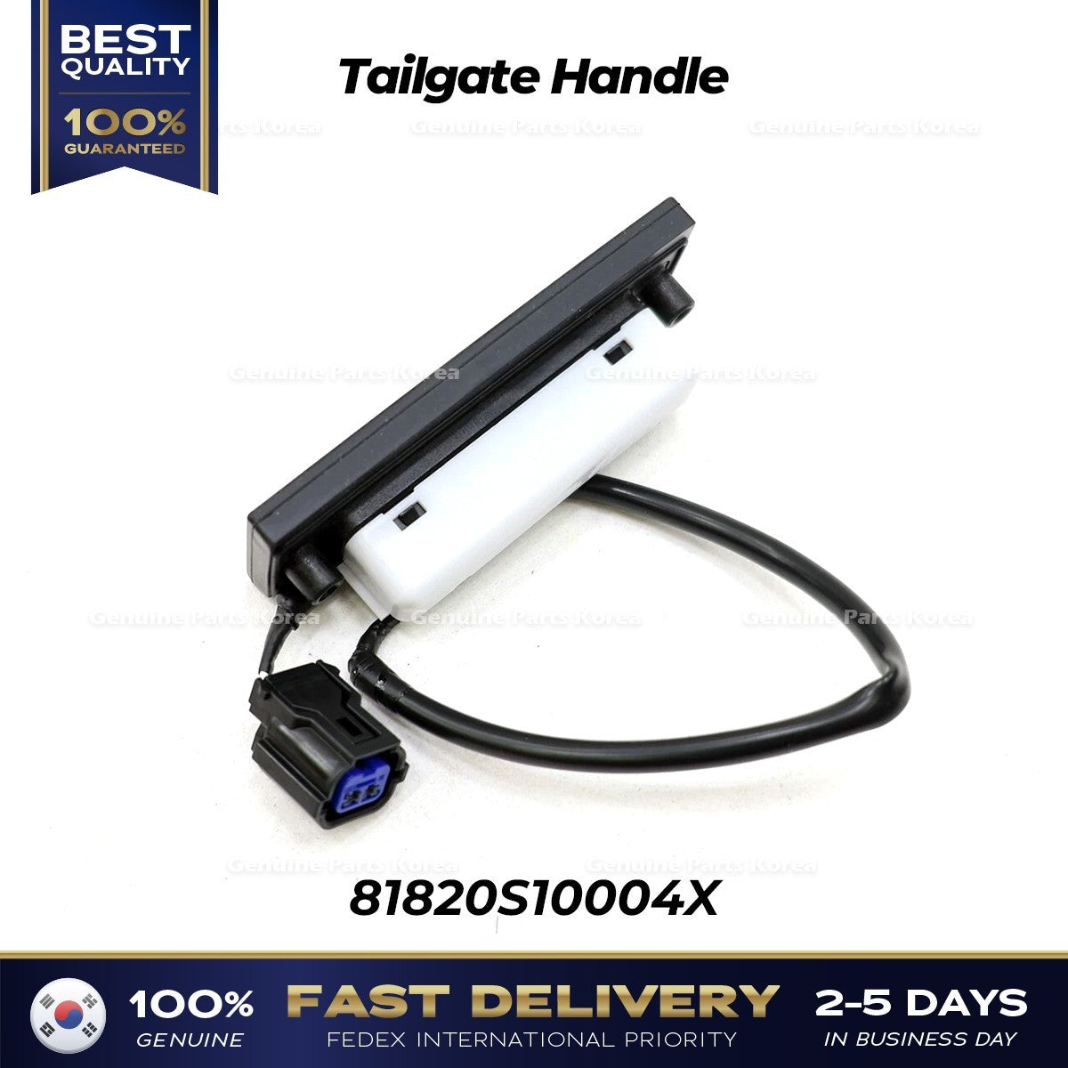 Genuine Tailgate Handle 81820S10004X for Hyundai Santa Fe