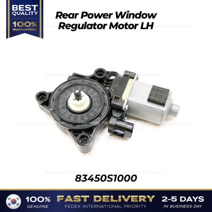 Genuine Rear Power Window Regulator Motor LH 83450S1000 for Hyundai Santa Fe