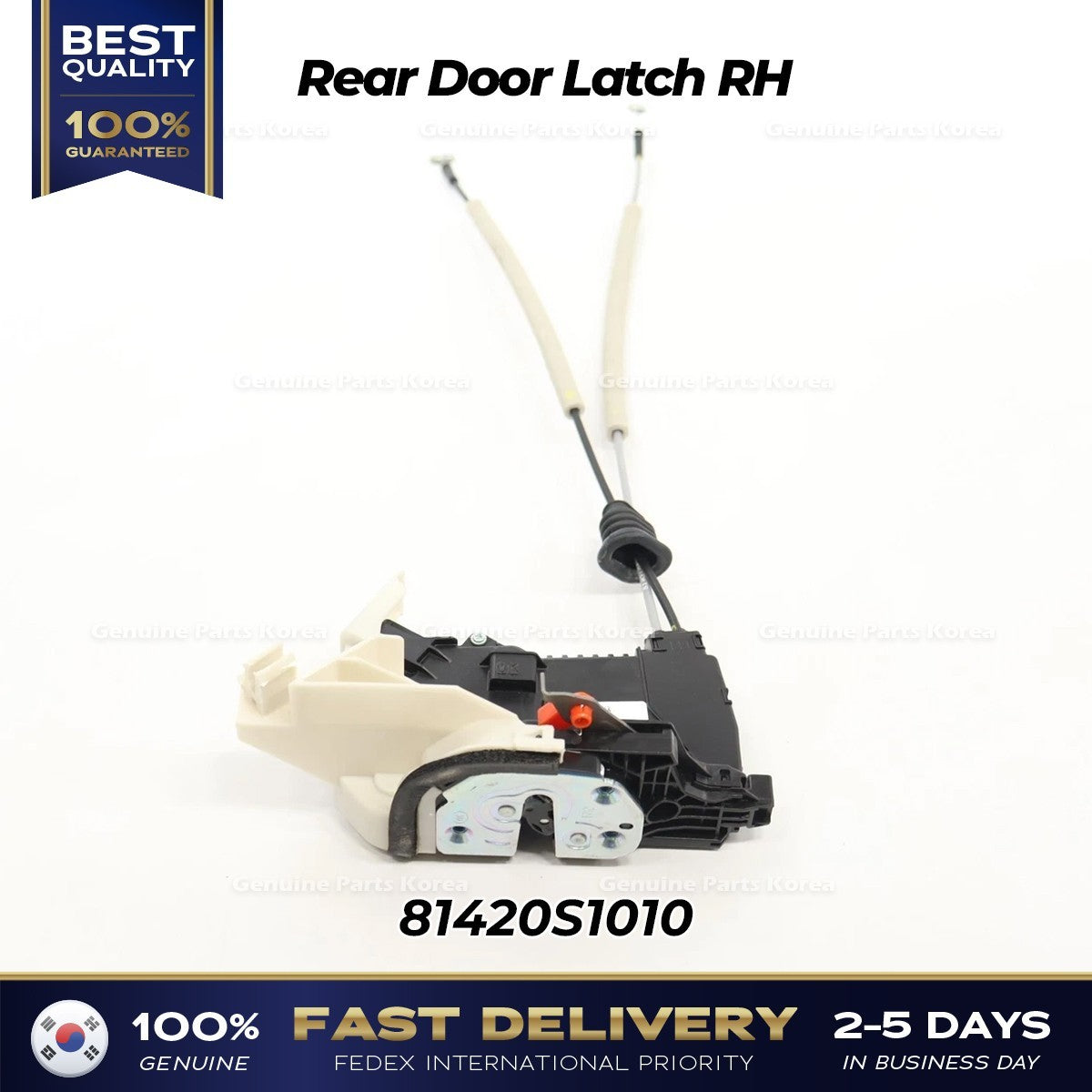 Genuine Rear Door Latch RH 81420S1010 for Hyundai Santa Fe