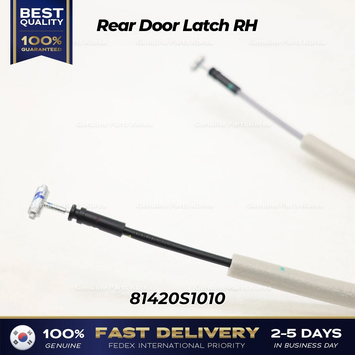Genuine Rear Door Latch RH 81420S1010 for Hyundai Santa Fe