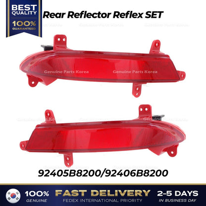 Genuine Rear Reflector Reflex SET 92405B8200 92406B8200 for Hyundai Santa Fe