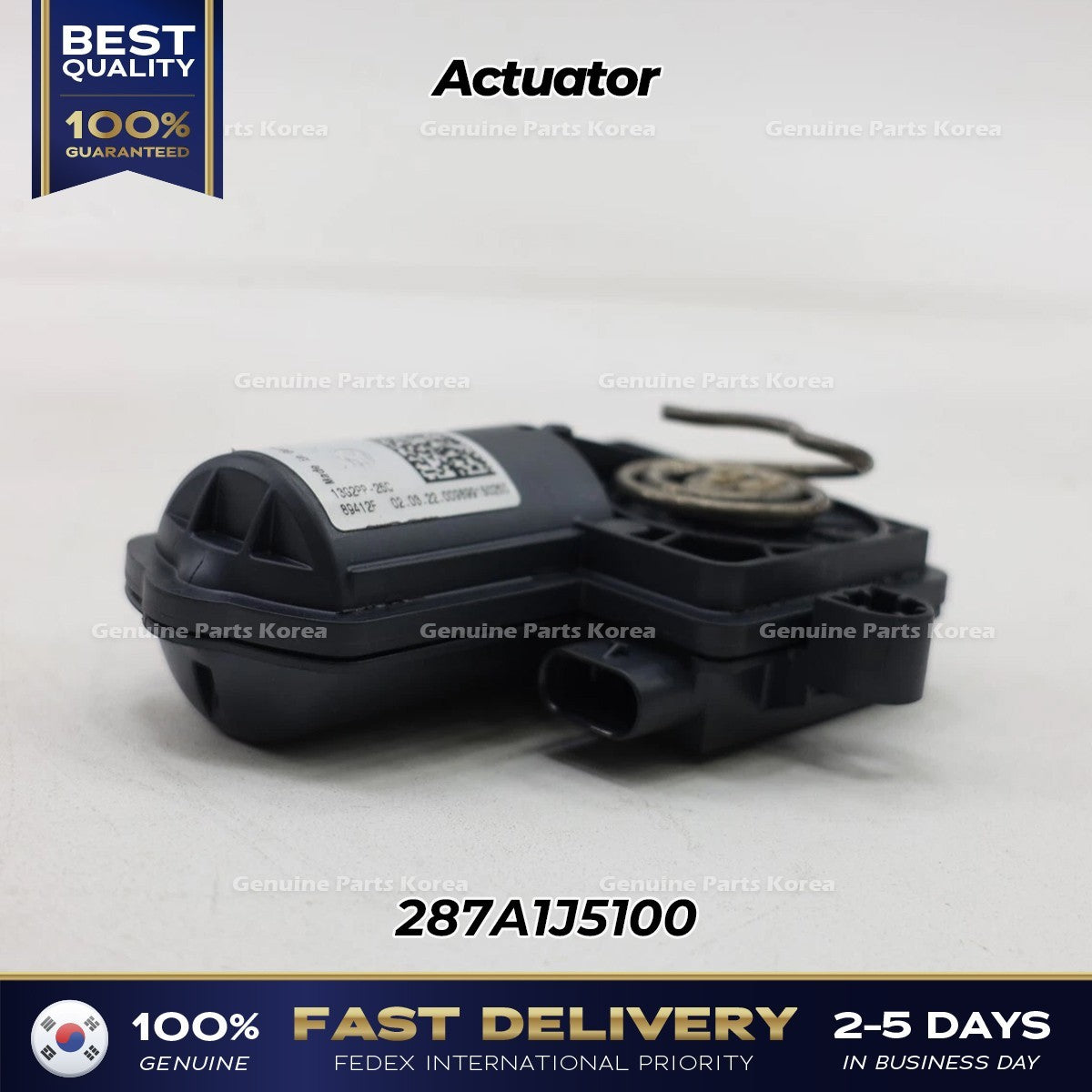 Genuine Actuator 287A1J5100 for Hyundai Kona N Kia Stinger