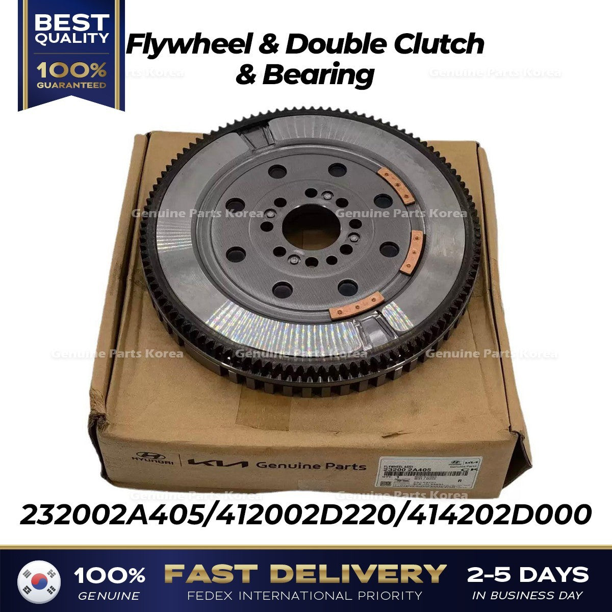 Genuine Flywheel & Double Clutch & Bearing 232002A405 412002D220 414202D000