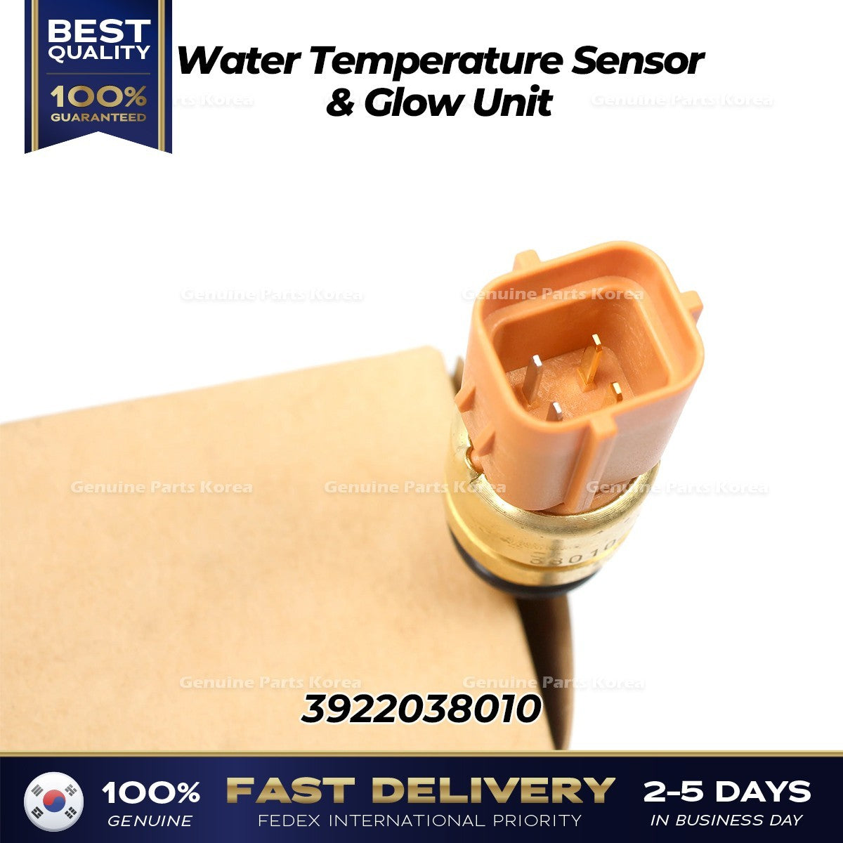Genuine Water Temperature Sensor & Glow Unit 3922038010 for Hyundai Kia