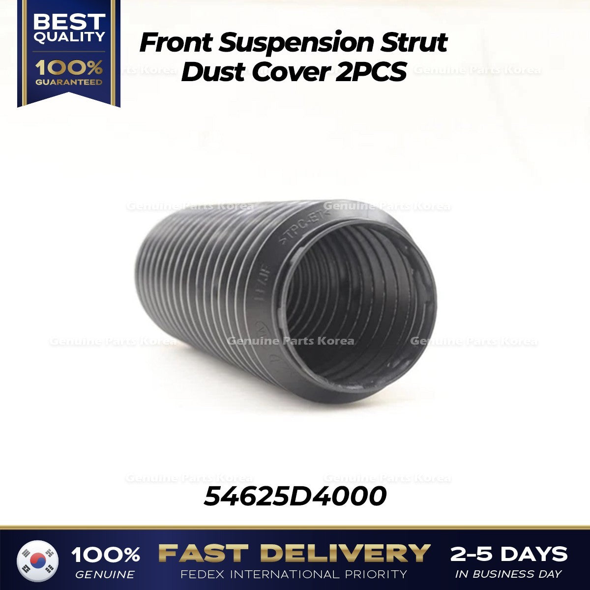 Genuine Front Suspension Strut Dust Cover 2PCS 54625D4000 for Hyundai Sonata