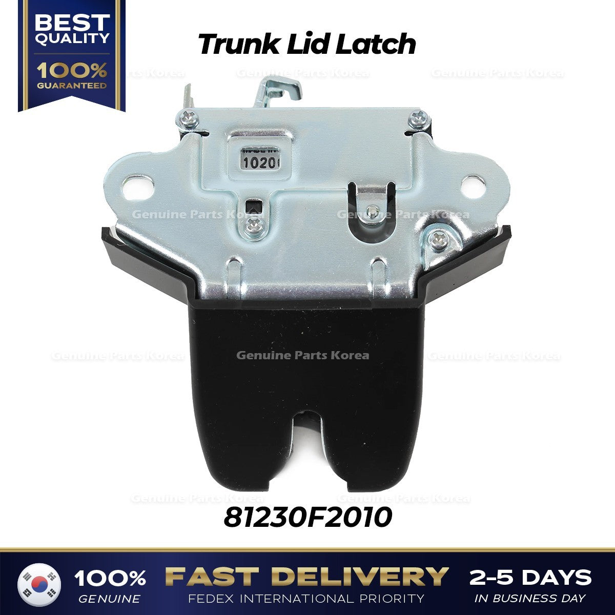 Genuine Trunk Lid Latch 81230F2010 for Hyundai Elantra