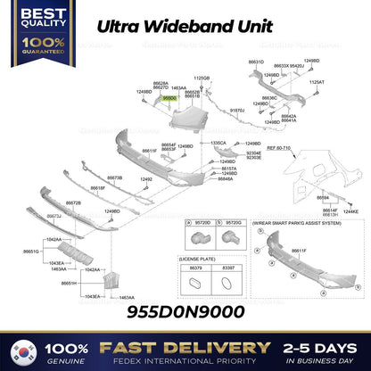 Genuine Ultra Wideband Unit 955D0N9000 for Hyundai Tucson