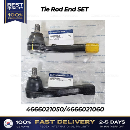 Genuine Tie Rod End SET 4666021050 4666021060 for Ssangyong Rodius Turismo