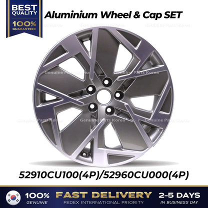 Genuine Aluminium Wheel & Cap SET 52910CU100 52960CU000 for Genesis GV60