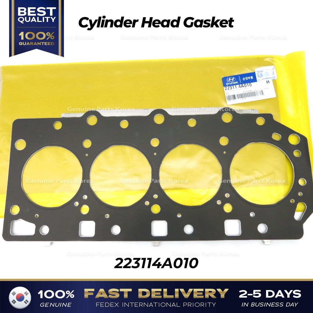 Genuine Cylinder Head Gasket 223114A010 for Hyundai H1 Kia Sorento