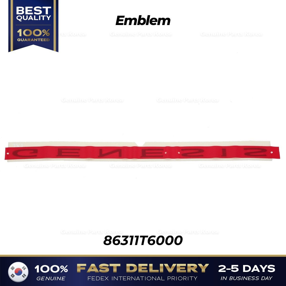 Genuine Emblem 86311T6000 for Hyundai Genesis GV80
