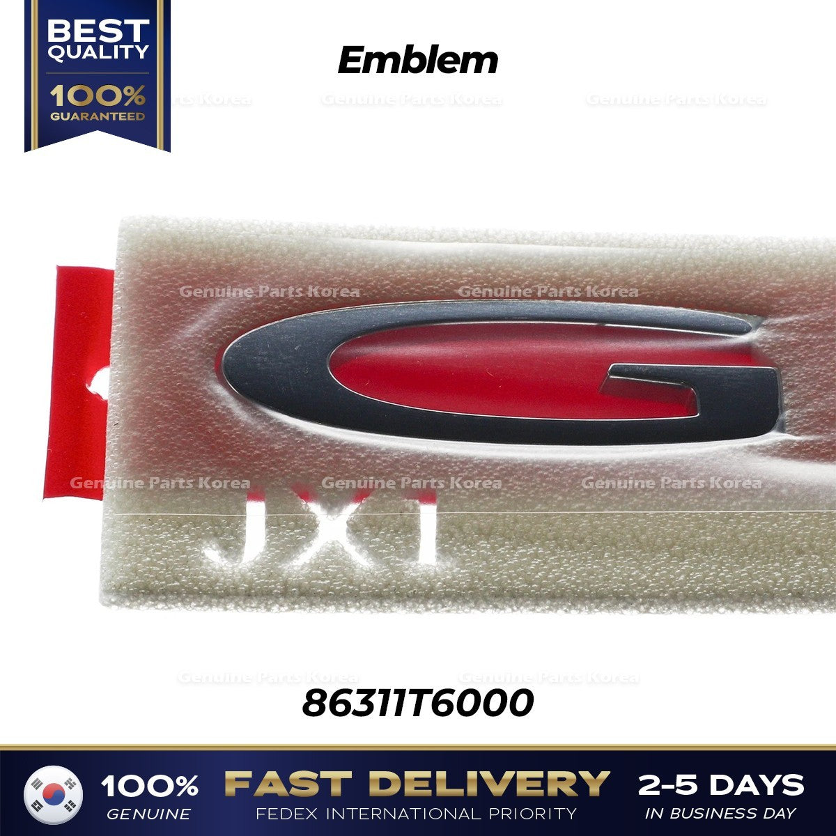 Genuine Emblem 86311T6000 for Hyundai Genesis GV80