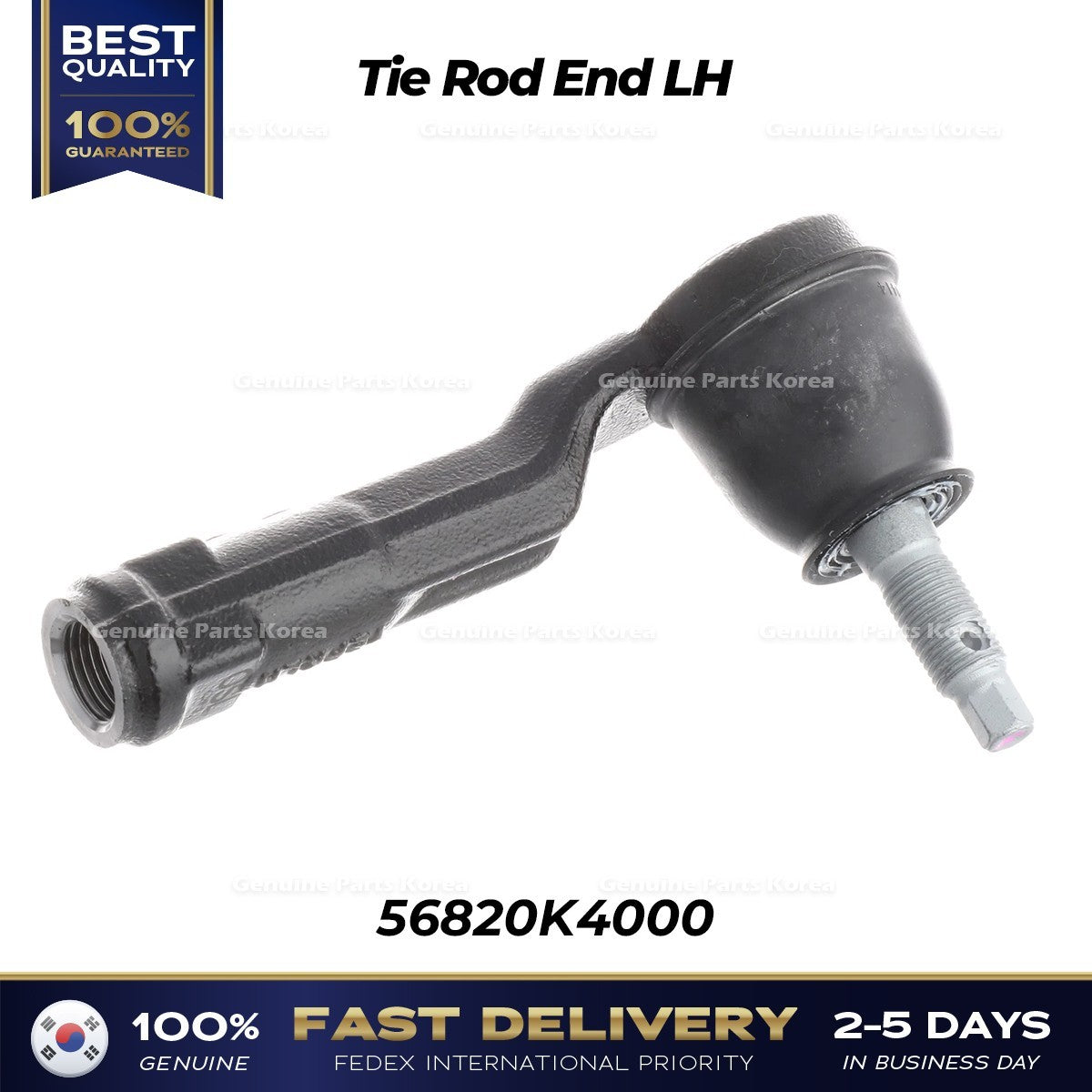 Genuine Tie Rod End LH 56820K4000 for Hyundai Ioniq Kona Kia Niro