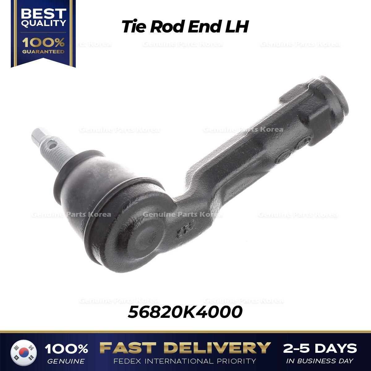 Genuine Tie Rod End LH 56820K4000 for Hyundai Ioniq Kona Kia Niro