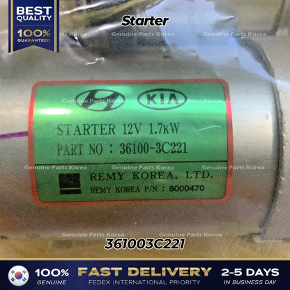Genuine Starter 361003C221 for Hyundai Azera Kia Cadenza Sedona