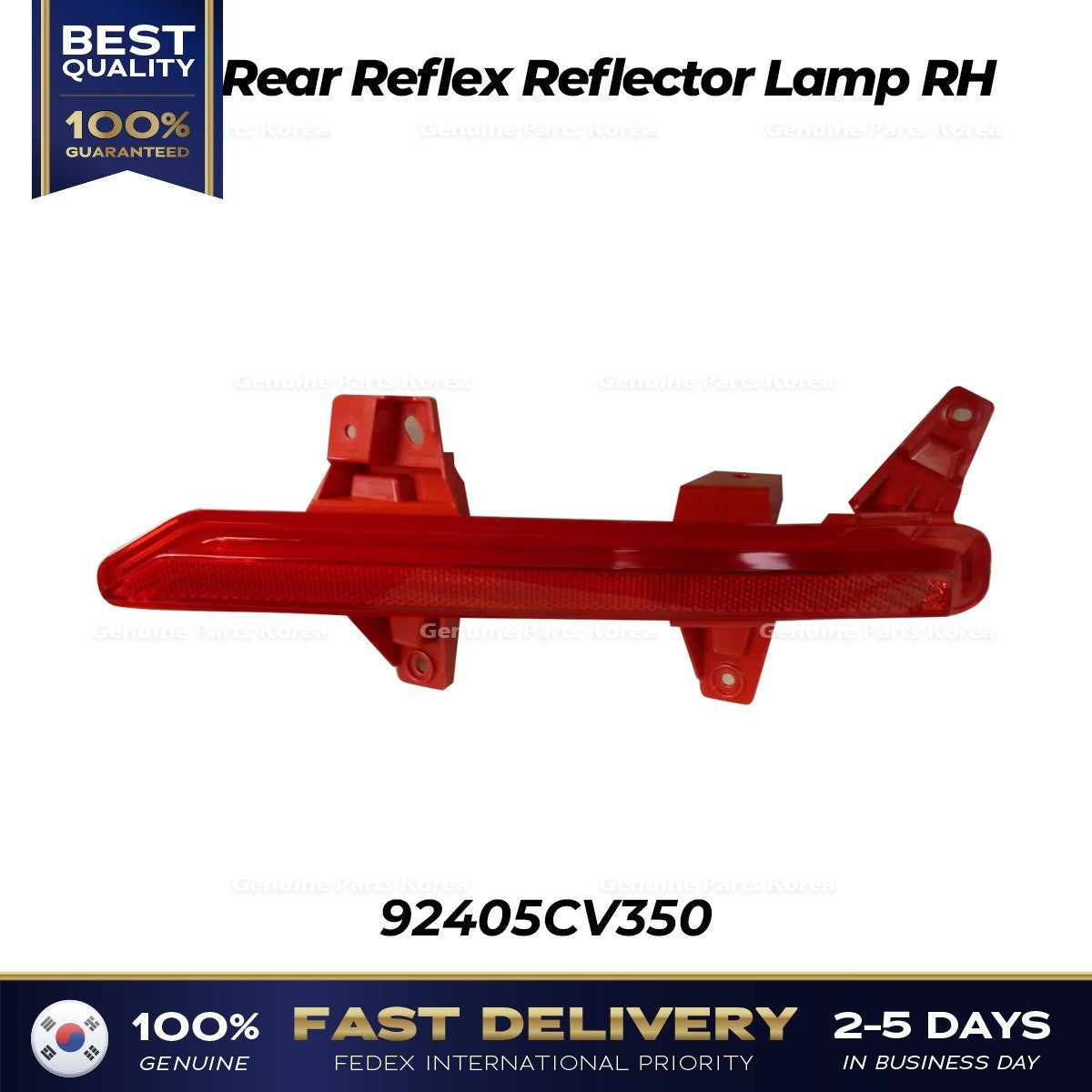 Genuine Rear Reflex Reflector Lamp RH 92406CV350 for Kia EV6