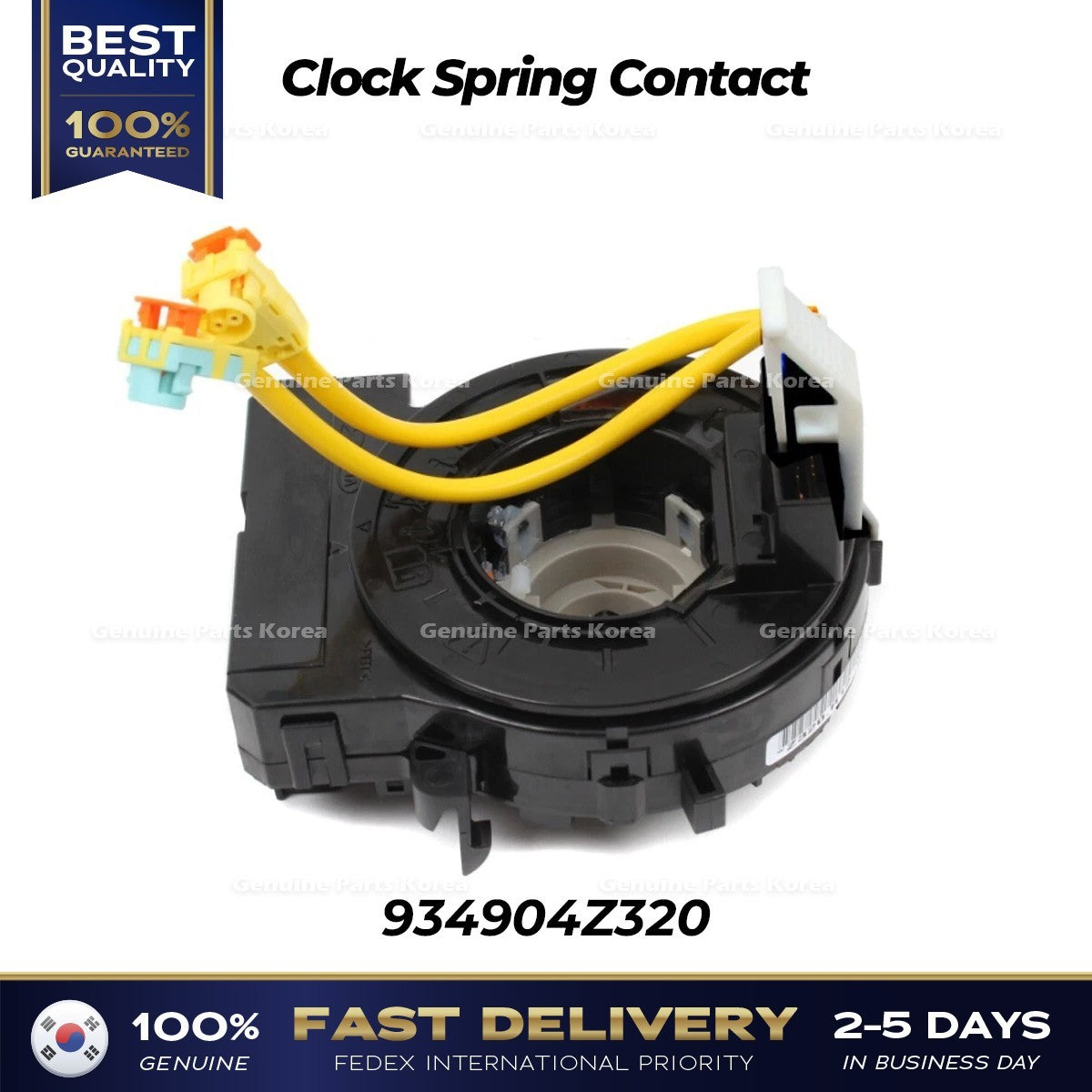 Genuine Clock Spring Contact 934904Z320 for Hyundai Santa Fe