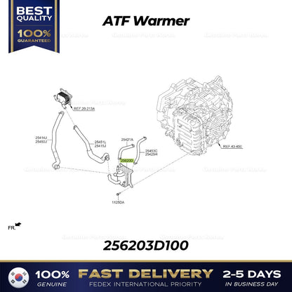 Genuine ATF Warmer 256203D100 for Hyundai Santa Fe Hybrid Kia Sorento