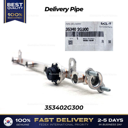 Genuine Delivery Pipe 353402G300 for Hyundai Santa Fe Sonata Kia Forte Optima
